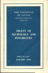 THE INSTITUTE OF LIVING, SERIES #XVIII,JANUARY,1950