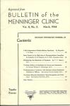 BULLETIN OF THE MENNINGER CLINIC MARCH,1944