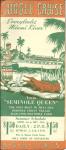 JUNGLE CRUISE,EVERGLADES MIAMI RIVER BROCHURE 1940'S