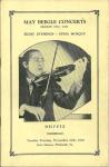 MAY BEEGLE CONCERTS PROGRAM NOV.10,1936