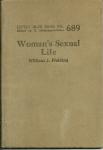 WOMAN'S SEXUAL LIFE,WILLIAM FIELDING 1925