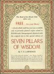 BOOK OF  MONTH CLUB AD-"SEVEN PILLARS OF WISDOM,1941