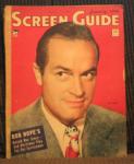 SCREEN GUIDE MAG, JAN, 1944 BOB HOPE