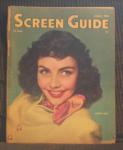 SCREEN GUIDE MAG, JAN, 1945 JENNIFER JONES