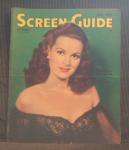 SCREEN GUIDE MAG, JUNE,1945 MAUREE3N O'HARA