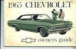 Owner's Manual, 1965 Chevrolet