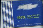 Owner's Manual, 1970 Chevrolet