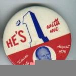 button, Gerald Ford, GOP convention, KC, 8/76