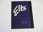 Elks Restaurant- Rushville, IN. - Vintage Menu 9/8/73