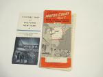 Eastern Motor Court Pa & Ny  Map 1959