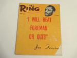 Ring Magazine- 8/1973- Joe Frazier cover