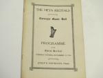 Heyn Recital Series- 11/21/1916- Pittsburgh