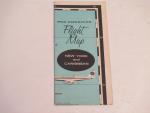 PanAm Flight Map- New York & Caribbean Routes