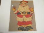 Sears Happi-Time Toy Town Santa Decoration 1949