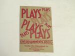 Plays,Plays Entertainments for All Occasions