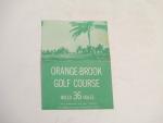 Orange Brook Golf Course Playing Card-Hollyw,, FL