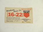 Student Bus Pass 9/16/1945- St. Louis Transit