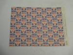 Easter Seals Stamps Full Sheet 1958