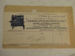 Demmler & Schenck Hotel Kitchen Outfits 1910 Invoice