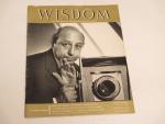 Wisdom Magazine- # 24  Yousuf Karsh  4/1958