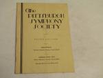 Pittsburgh Symphony Society 10/1937 Otto Klemperer