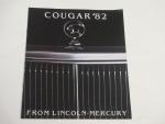 Mercury Cougar- New Car Ad Pamphlet- 1982