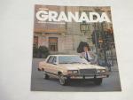 Granada- 1981 Ford- New Car Ad Pamphlet