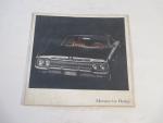 Dodge Monaco- 1965 New Car Ad Pamphlet