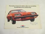 Chevrolet Monza- 1975 New Car Ad Pamphlet
