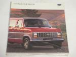 Ford Club Wagon- 1989 New Car Ad Pamphlet