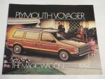 Plymouth Voyager- 1984 The Magic Wagon