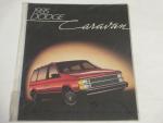 Dodge Caravan- 1985 New Car Ad Pamphlet