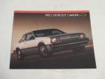 Chevrolet Cavalier- 1983 New Car Ad Pamphlet