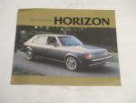 Plymouth Horizon- 1982- New Car Ad Portfolio