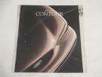 Ford Contour- 1995- New Car Ad Pamphlet