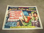 Million Dollar Mermaid-Original Half Sheet 1952 Style B