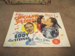 Chocolate Soldier Re-Released Original Half Sheet 1962