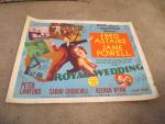 Royal Wedding- Original Half Sheet 1951- Style B