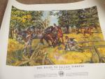 U.S. War Office 1953 History of Army Posters-Lot of 12