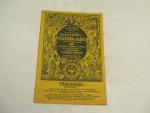 The Renaissance Pleasure Faire 1969 Program