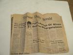 Ford Pardon's Nixon- 9/9/1974 Tyrone, Pa Newspaper