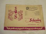 Hotel Schenley Menu 1950's- Part of Lost Pittsburgh