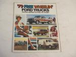 Ford Trucks 1979 Free Wheelin'- Auto Ad Pamphlet