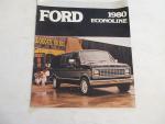Ford Econoline 1980- Auto Advertising Pamphlet