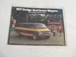 Dodge Sportsman Wagons 1977- Auto Ad Pamphlet
