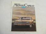 Chevrolet Monte Carlo 1980- Auto Ad Pamphlet