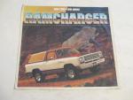 Dodge Ramcharger 1981- Auto Advertising Pamphlet