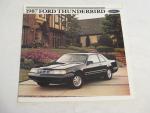 Ford Thunderbird 1987- Auto Advertising Pamphlet