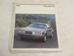 Ford Thunderbird 1985- Auto Advertising Pamphlet