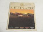 Oldsmobile Cutlass 1978- Auto Advertising Pamphlet